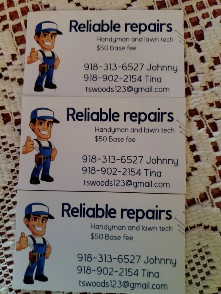 Custom lawn mowing service for year-round maintenance in Tulsa, OK by Reliable Repairs