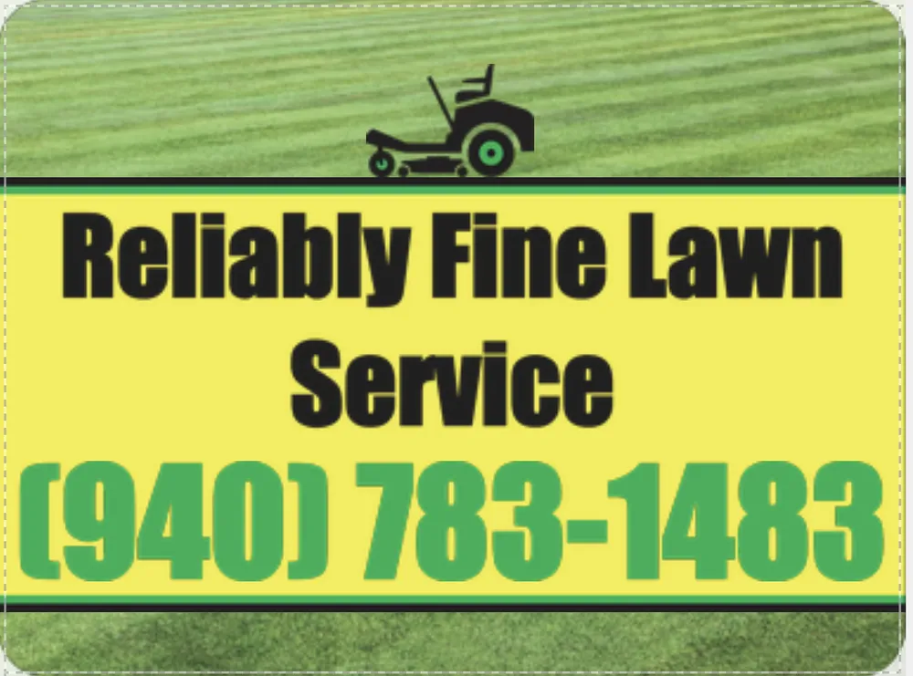 Professional landscape installation in Krum, TX by Reliably Fine Lawn Service