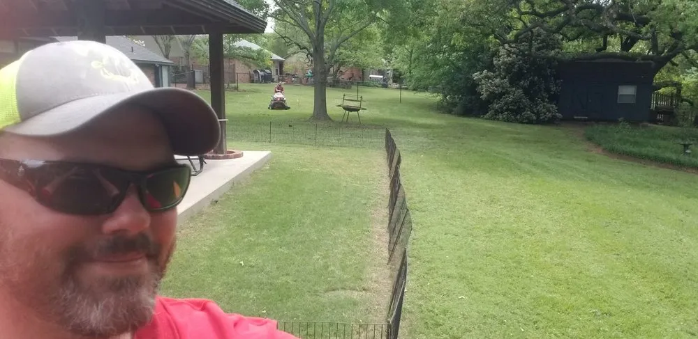 Professional landscaping services for residential properties in Krum, TX by Reliably Fine Lawn Service