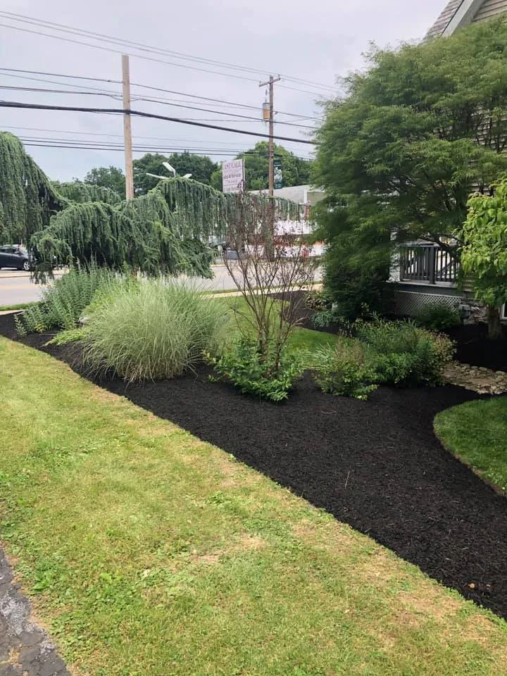 Affordable landscape installation with custom design in New Cumberland, PA by Rende Landscaping & Masonry