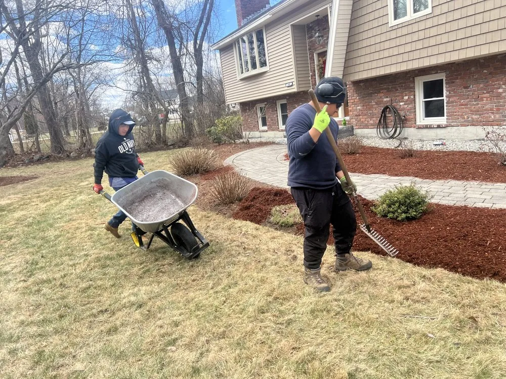 Affordable landscape installation in Lynn, MA by Rene Nolasco New Generation Landscaping