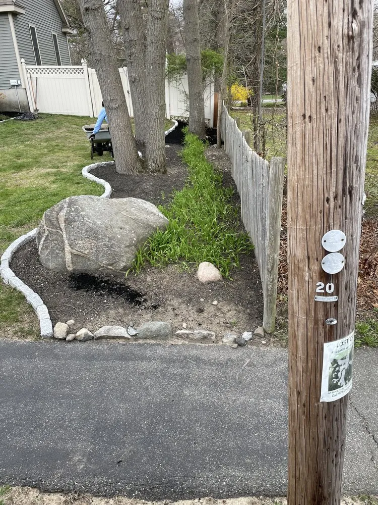 Custom landscape installation for homes in Lynn, MA by Rene Nolasco New Generation Landscaping