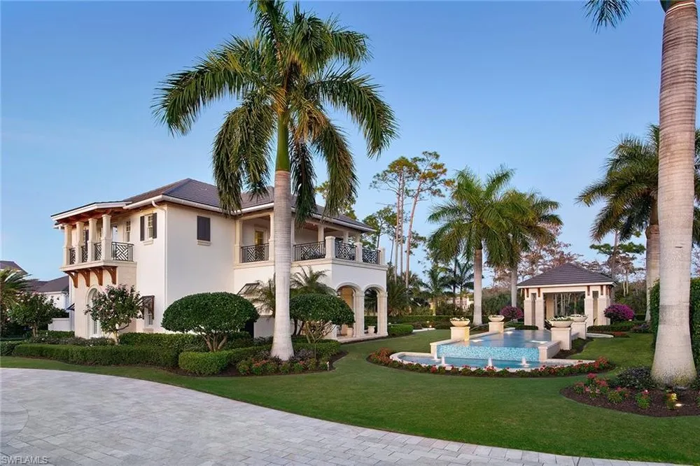 Professional outdoor landscaping for residential properties in Naples, FL by Renfroe & Jackson