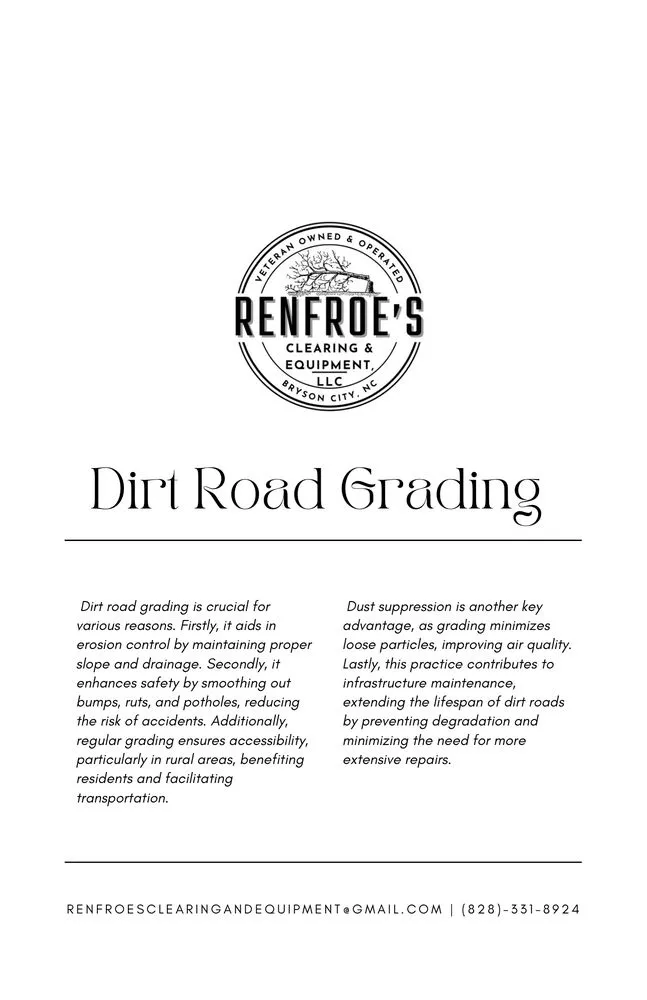 Custom yard cleanup service for beautiful yards across Bryson City, NC - Renfroe’s Clearing & Equipment