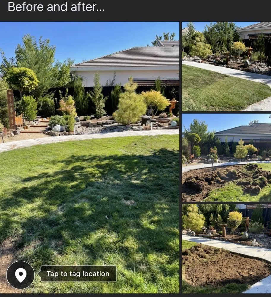 Custom landscape design in Fernley, NV by Reno Sparks Landscape