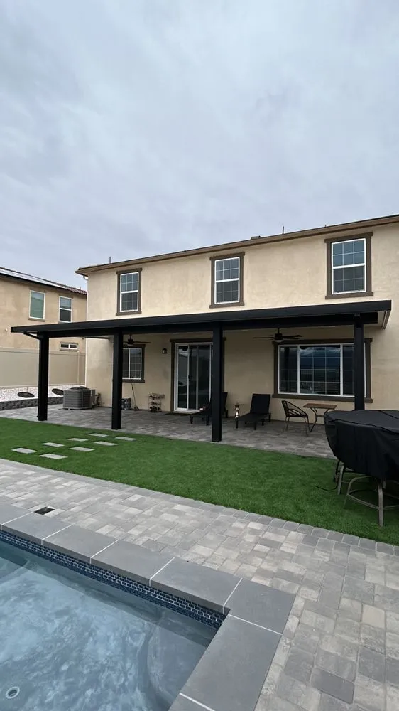 Affordable outdoor landscaping in Woodland Hills, CA by Renovation and Construction Services