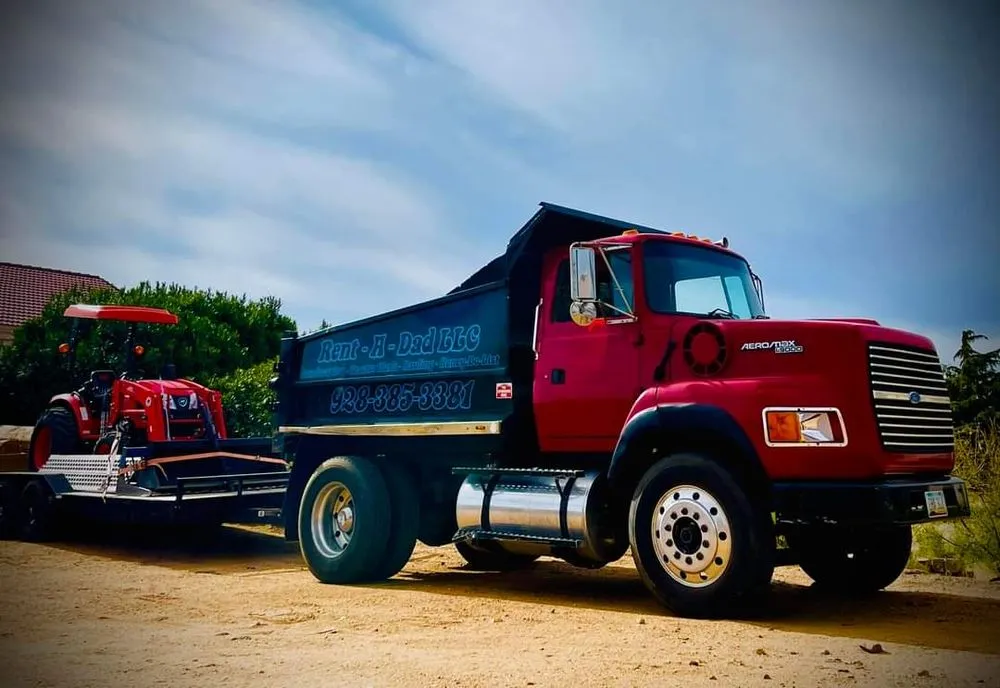 Professional lawn care service for residential properties in Kingman, AZ by Rent-A-Dad