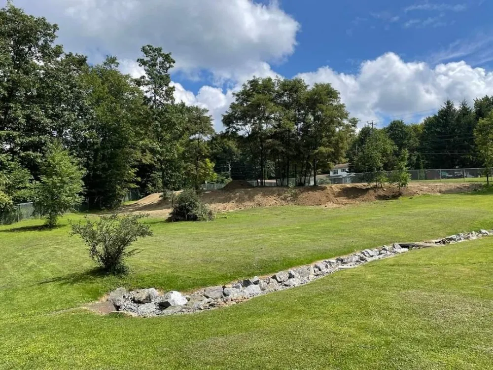Professional landscape installation in Hooven, OH by Rent Me 4 Less Cinci
