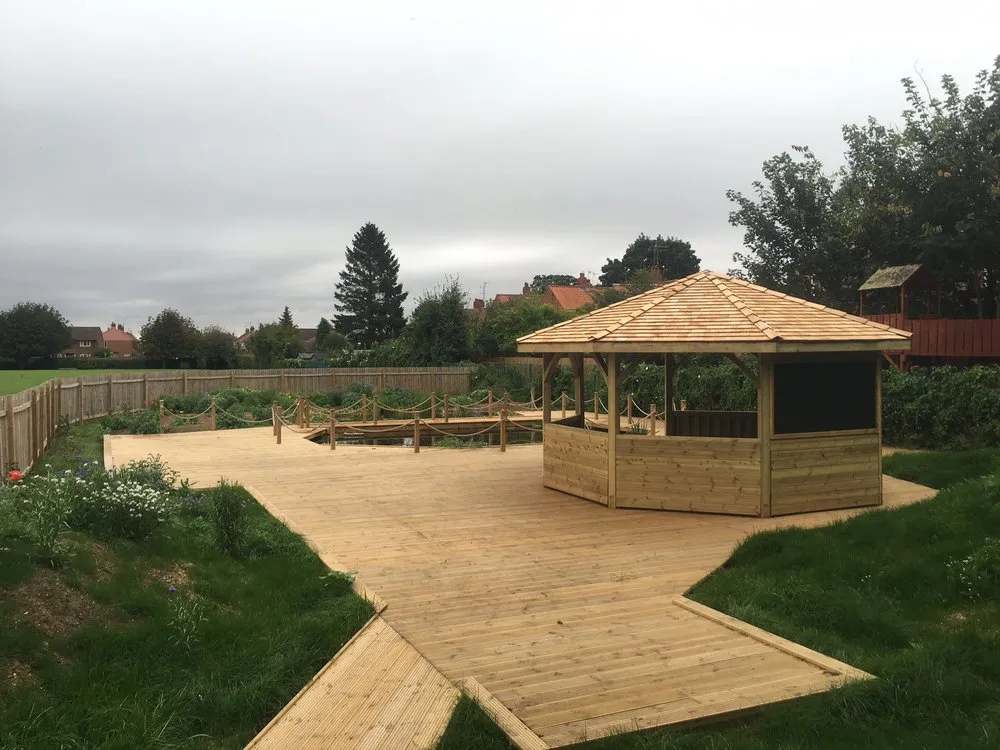 Local landscape installation in Fairbanks, AK by Rent My English Husband