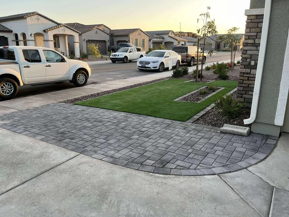 Affordable landscape installation for residential properties in Maricopa, AZ by REO Hardscaping