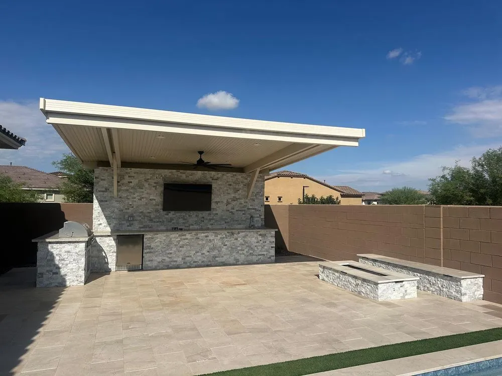 Custom lawn care service in Maricopa, AZ by REO Hardscaping