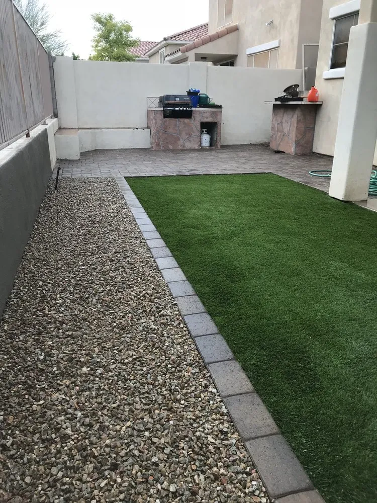 Custom landscape design for homes in Glendale, AZ by Reparo Landscaping