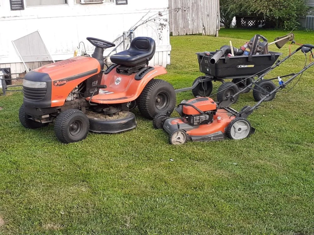 Affordable landscape design for year-round maintenance in New Castle, PA by Reptilian grass cutter's