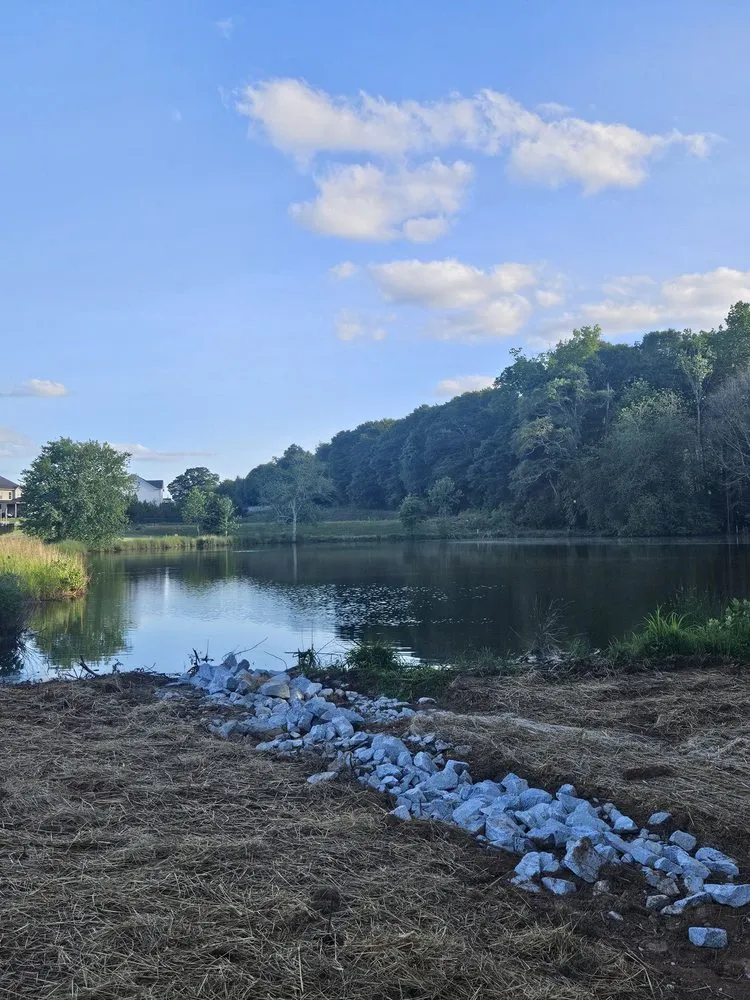 Professional residential landscaping in Marietta, SC by Rescue Grading & Landscaping