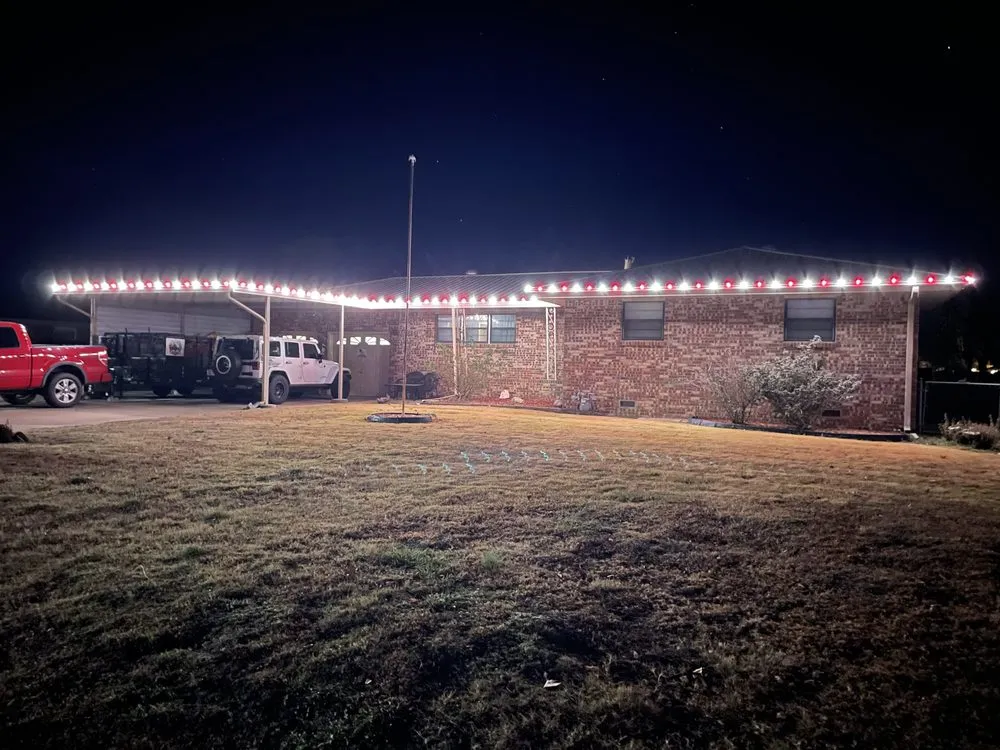 Custom residential landscaping in Bartlesville, OK by Rescue lawn & landscape