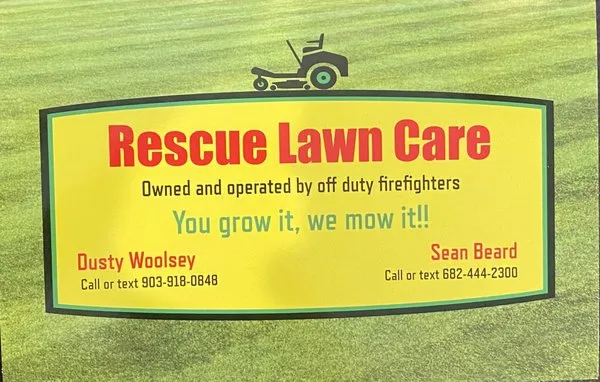 Rescue Lawn Care Logo