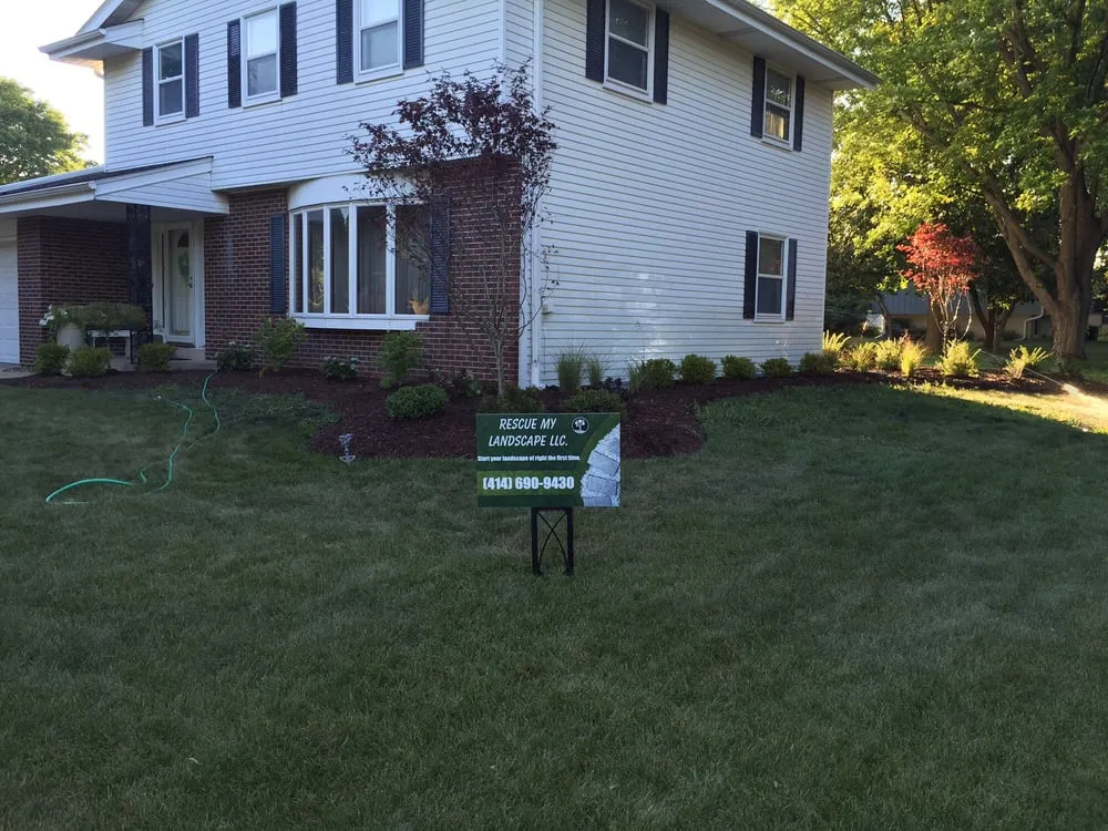 Trusted lawn mowing service for year-round maintenance in Greendale, WI by Rescue My Landscape