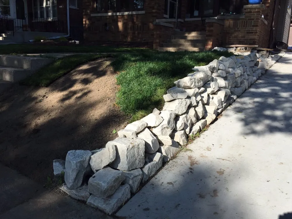 Affordable landscape installation with custom design in Greendale, WI by Rescue My Landscape