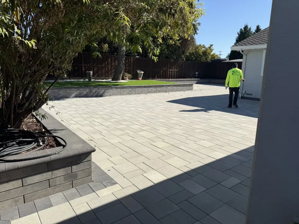 Professional yard maintenance for residential properties in San Jose, CA by Resendiz Concrete