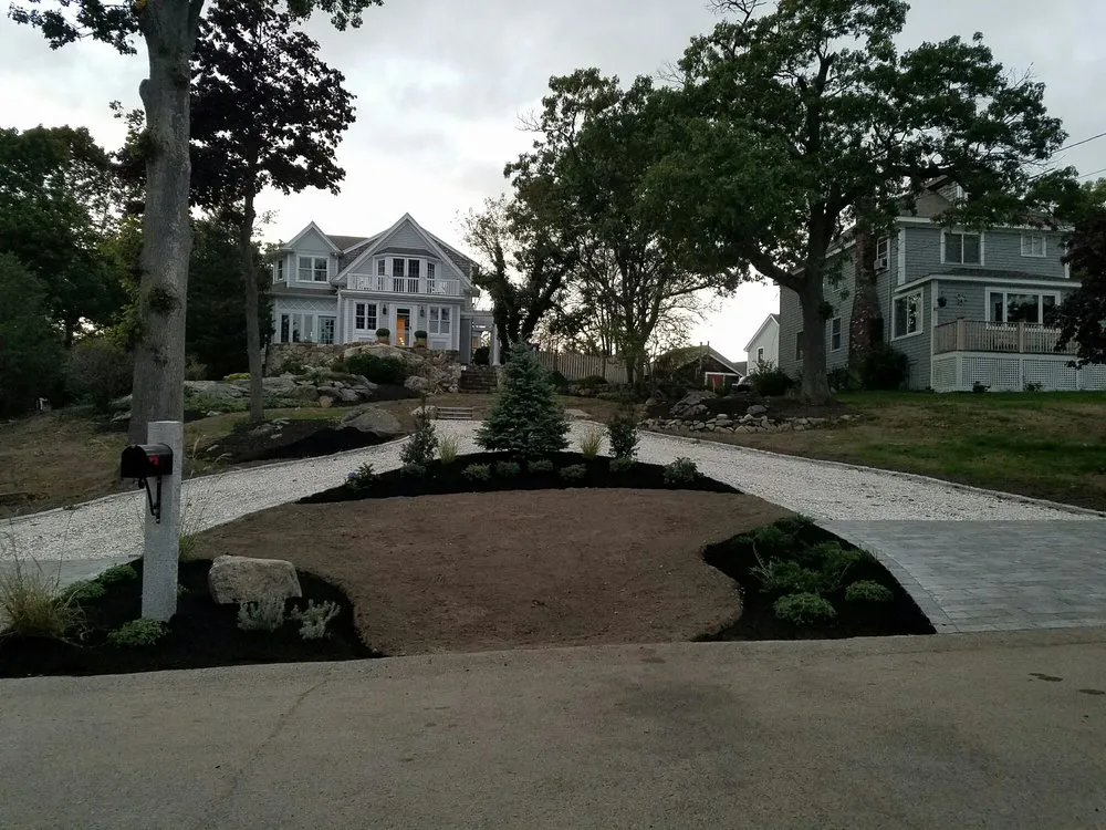 Expert lawn mowing service for homes in Scituate, MA by Residential Landscape & Masonry