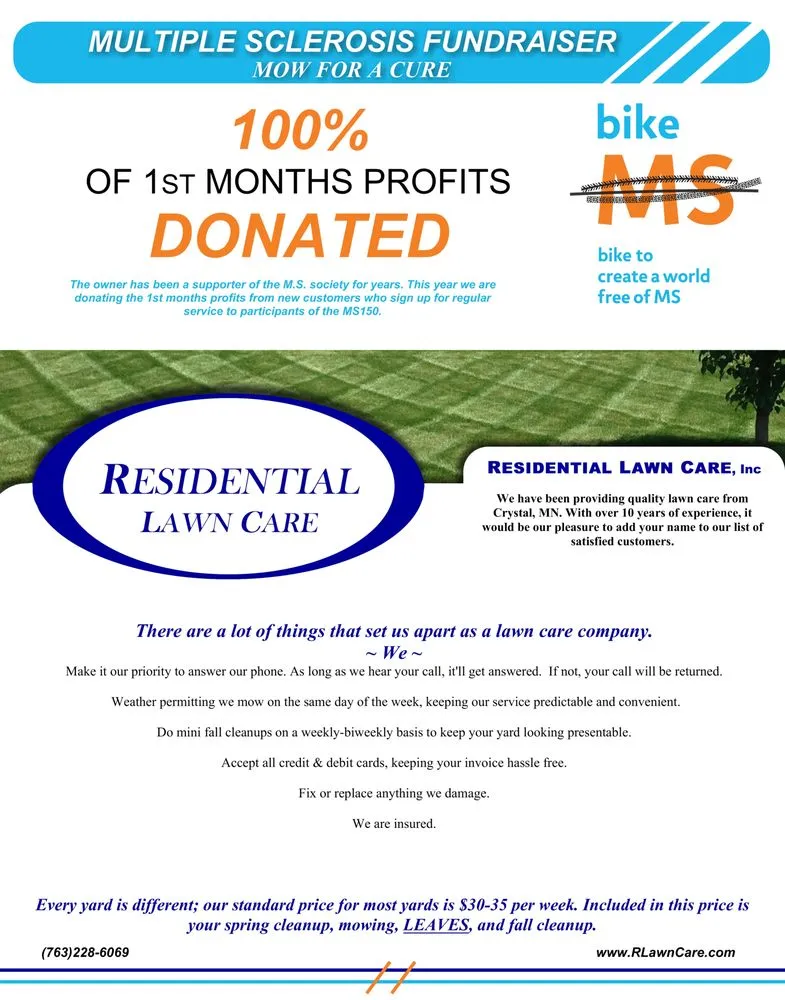 Trusted residential landscaping in Crystal, MN by Residential Lawn Care