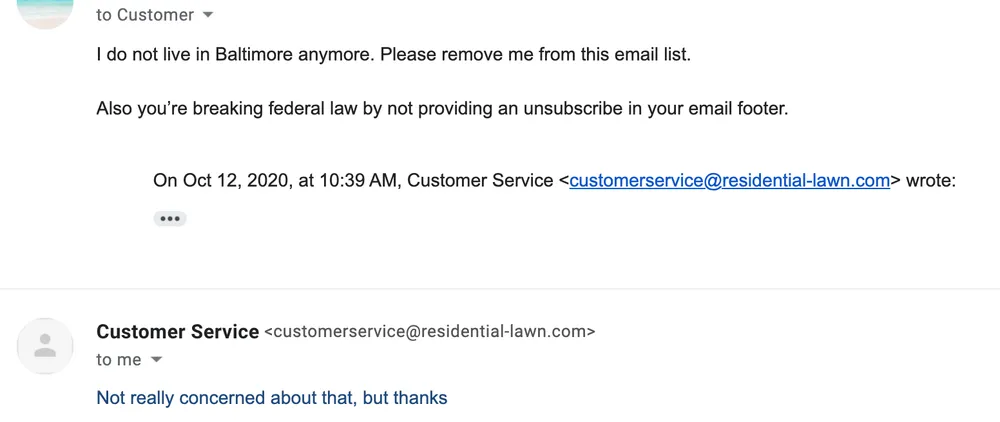 Reliable yard maintenance in Abingdon, MD by Residential Lawn Company