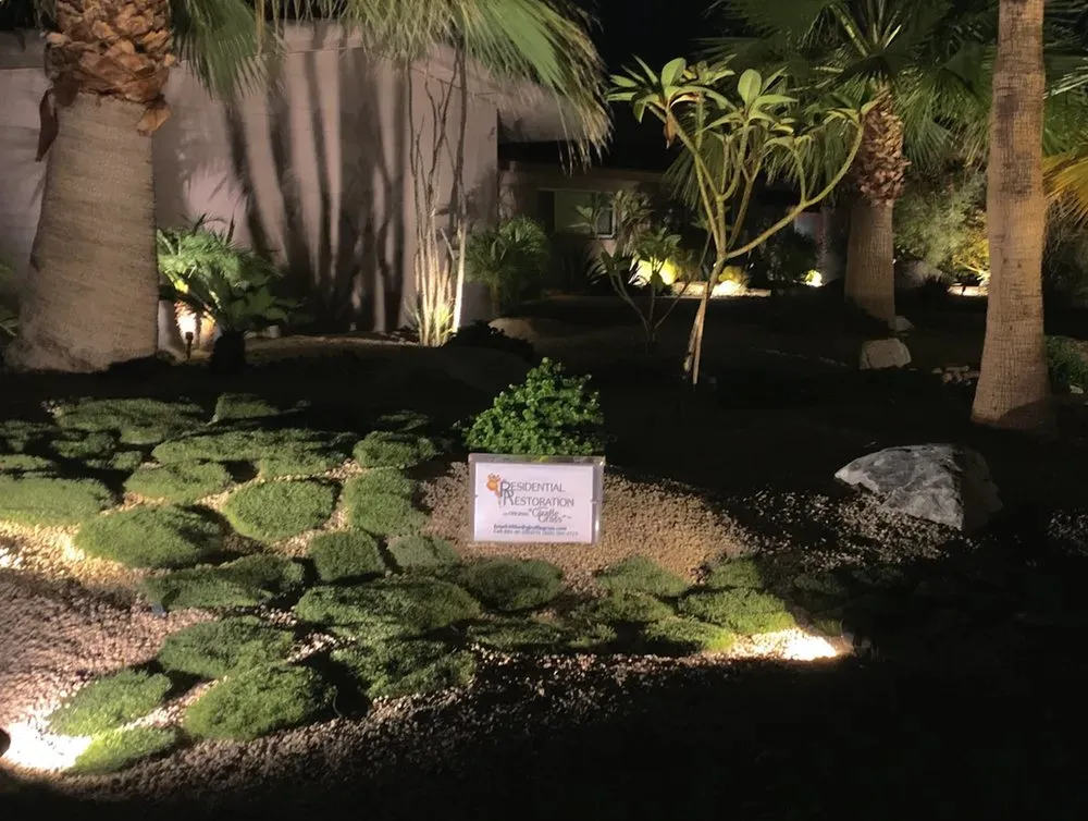Custom landscape installation for outdoor upgrades across Palm Springs, CA - Residential Restoration Specialties