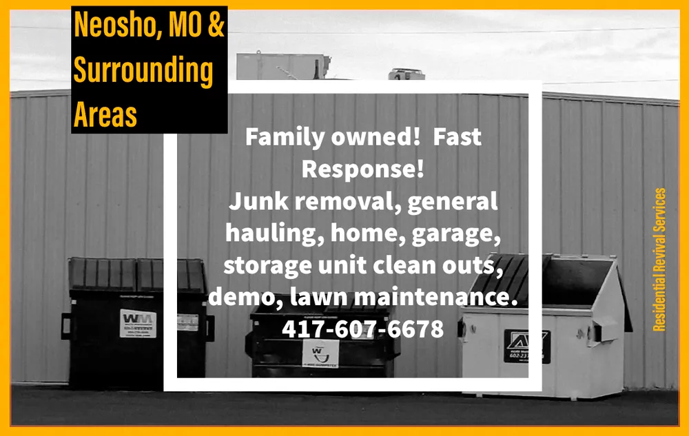 Expert lawn mowing service experts serving Neosho, MO - Residential Revival Services