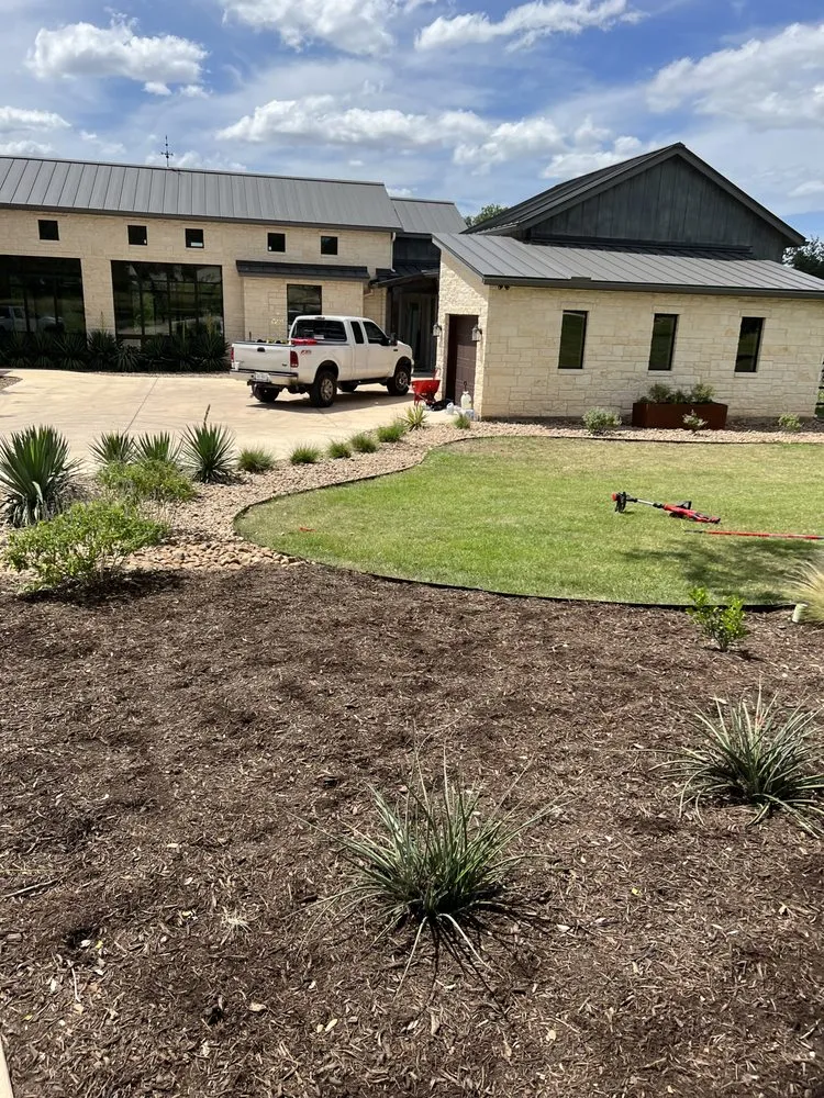 Affordable lawn care service for beautiful yards in Canyon Lake, TX by Resilient Landscping and Removal Services