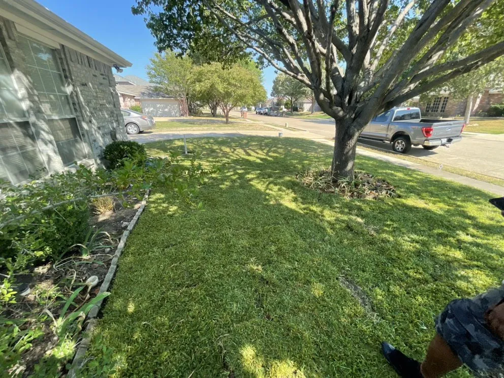 Expert lawn mowing service for homes in Southlake, TX by Resilient Structures