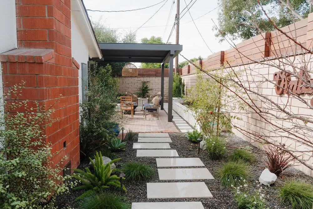 Custom garden landscaping for homes in Cypress, CA by Resolve Landscape