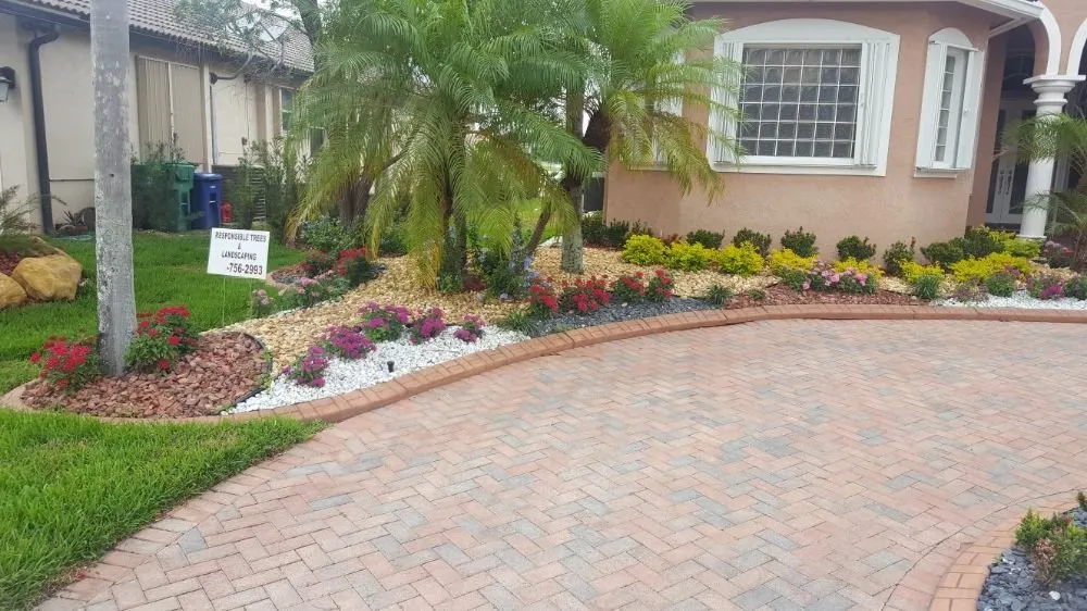Affordable landscape design for homes in Miami Gardens, FL by Responsible Trees, Stump Grinding