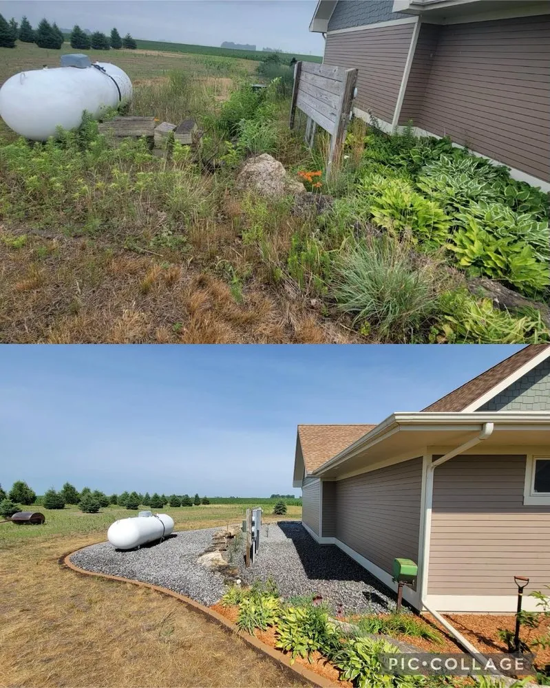 Custom lawn mowing service in Mason City, IA by Ressler Custom Landscapes