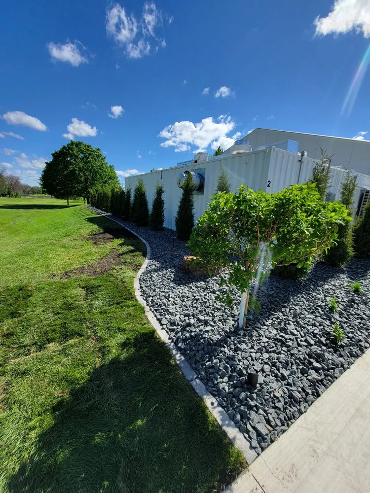 Custom lawn mowing service in Mason City, IA by Ressler Custom Landscapes