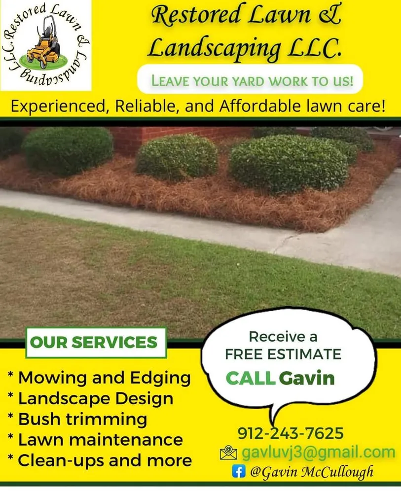 Reliable outdoor landscaping for residential properties in Metter, GA by Restored Lawns and Landscaping