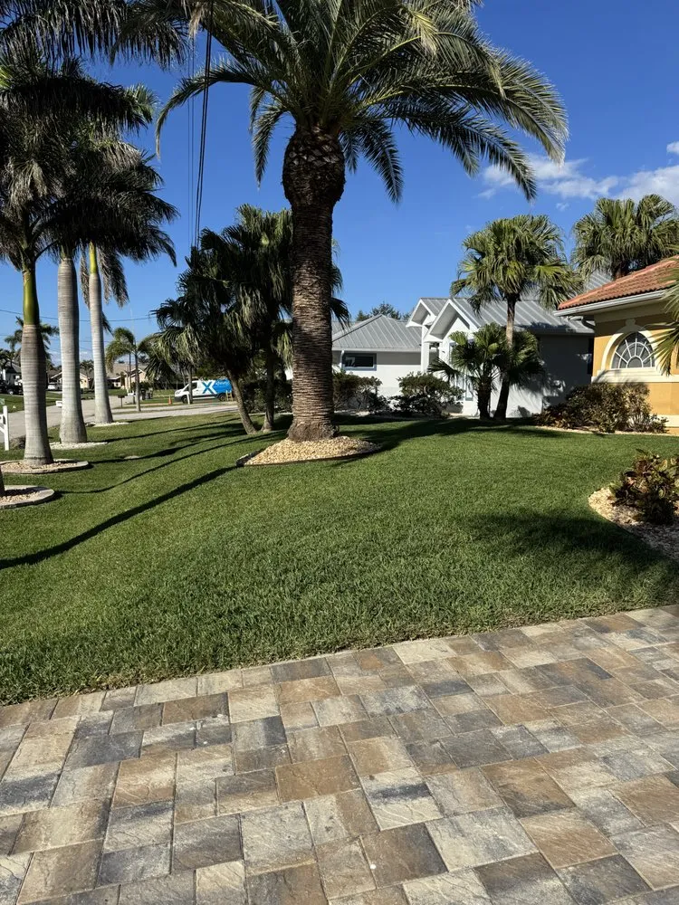 Trusted landscape installation in Cape Coral, FL by Resto's Lawn Care Services