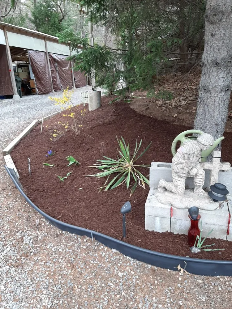 Custom landscape installation in Lawrence, MA - Resto's Universal Services
