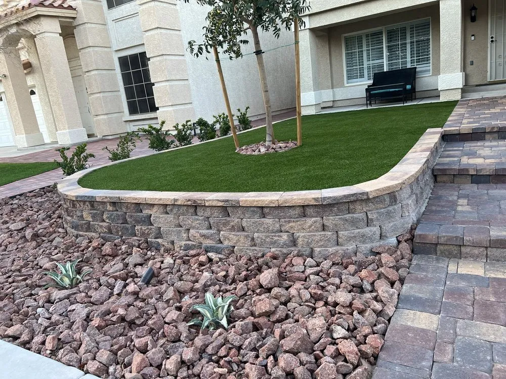 Professional yard cleanup service for beautiful yards in Las Vegas, NV by Results Landscape Services