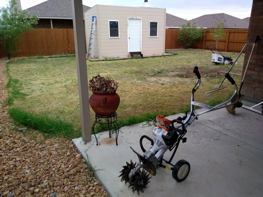 Expert landscape installation with custom design in Midland, TX by Resurrection Landscaping And Maintenance