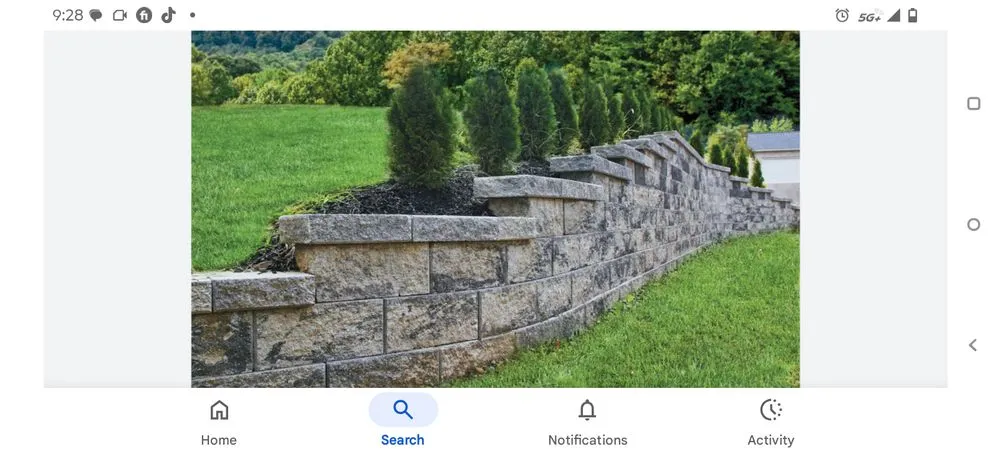 Affordable garden landscaping in Georgetown, KY - Retaining Wall And Bobcat Services