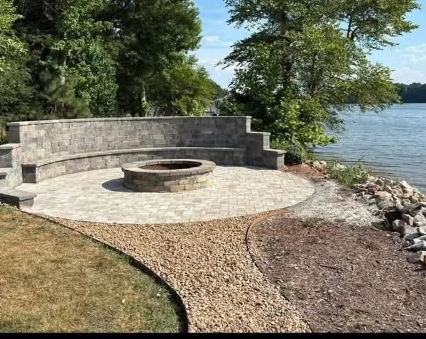 Reliable landscape design in Lancaster, SC - Retaining Walls and Patio
