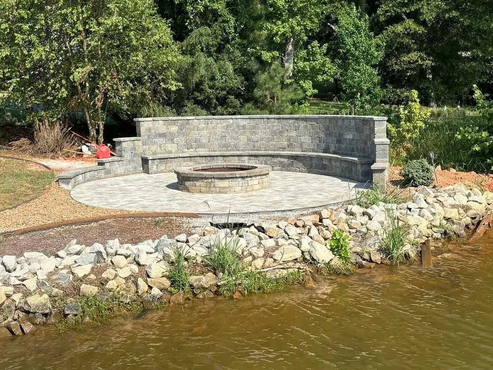 Reliable landscape design experts serving Lancaster, SC - Retaining Walls and Patio