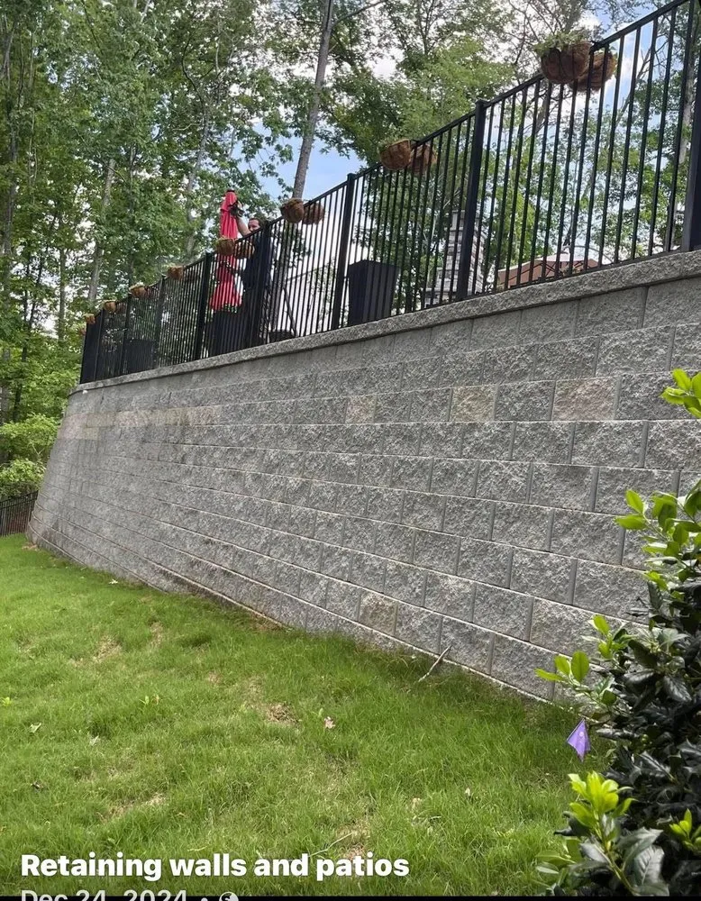 Reliable residential landscaping in Lancaster, SC by Retaining Walls and Patio