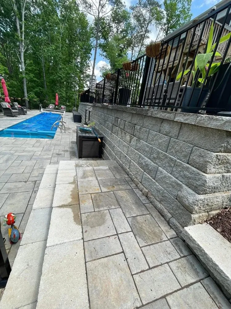 Custom yard cleanup service experts serving Lancaster, SC - Retaining Walls and Patio