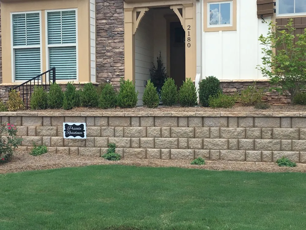 Top-rated outdoor landscaping experts serving Marietta, GA - Retaining walls of Georgia
