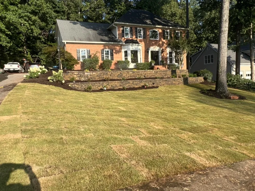 Top-rated landscape design for residential properties in Marietta, GA by Retaining walls of Georgia