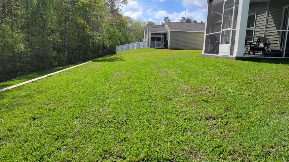 Custom landscape installation in Savannah, GA by RetroCrew Sav