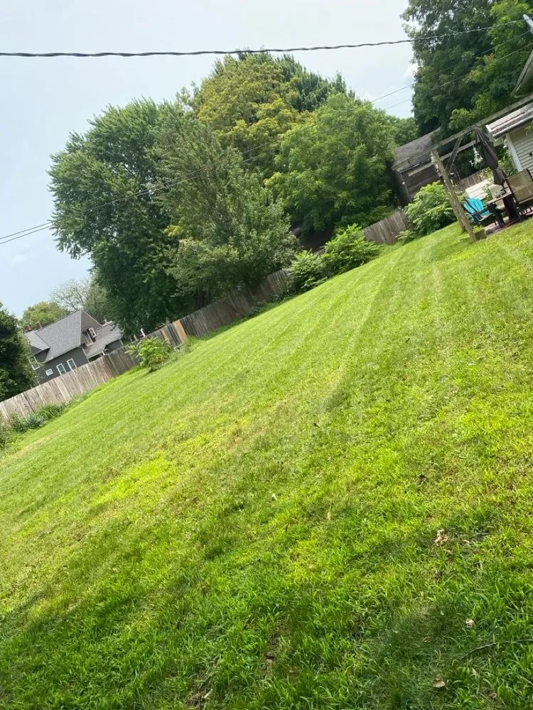 Professional landscape installation in Chardon, OH by REV Property Services