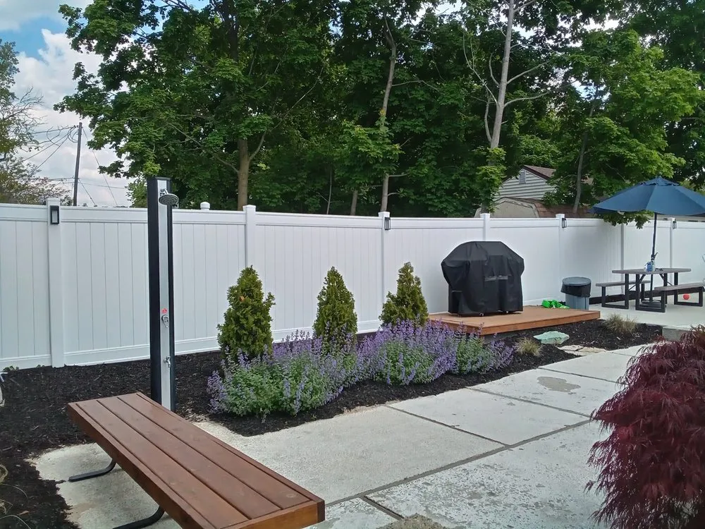 Professional garden landscaping in Muskegon, MI by Revelation Lawn and Snow