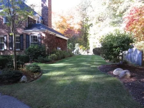 Custom garden landscaping in Muskegon, MI by Revelation Lawn and Snow